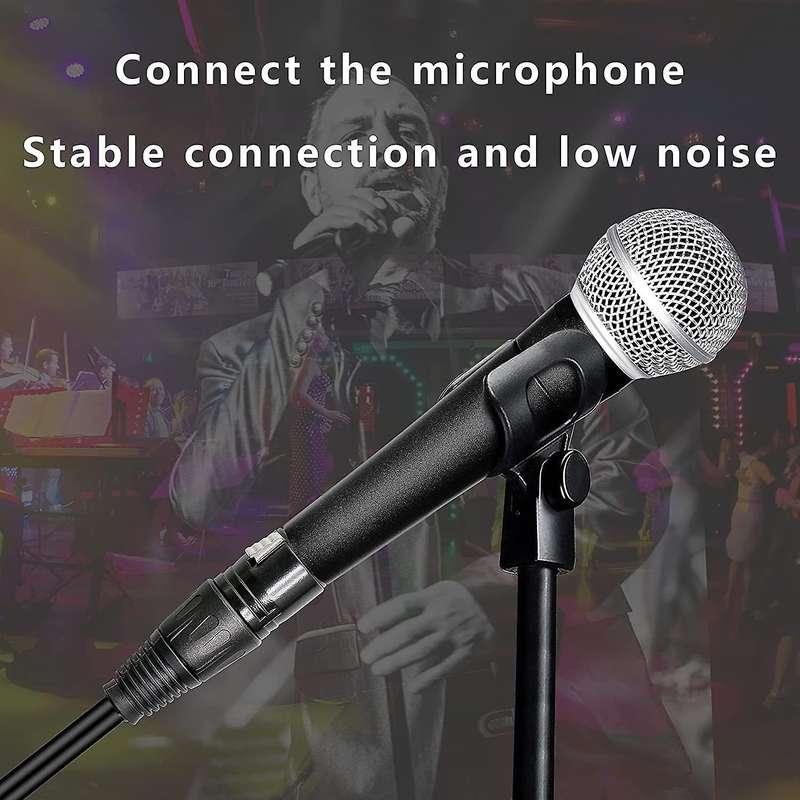 Male Xlr to 2x Rca Connection Audio Cable Left and Right Channel