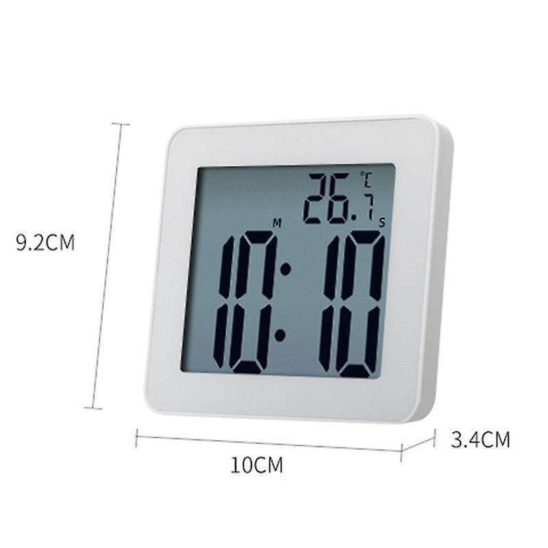 Digital Lcd Electronic Alarm Clock Waterproof Clocks Hanging Timer