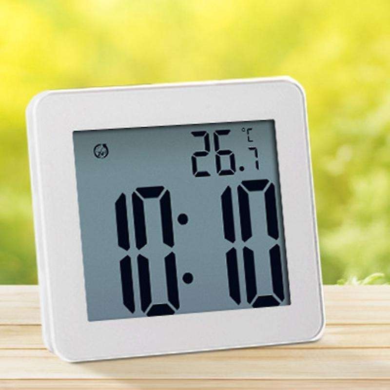 Digital Lcd Electronic Alarm Clock Waterproof Clocks Hanging Timer