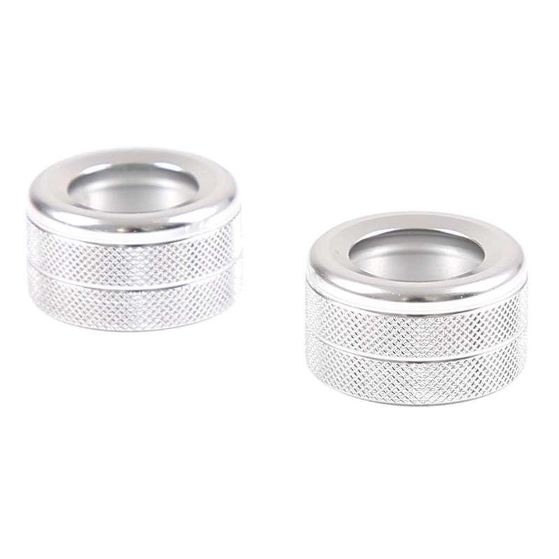 For-toyota Tacoma Car Center Console Volume Knob Car Styling Silver