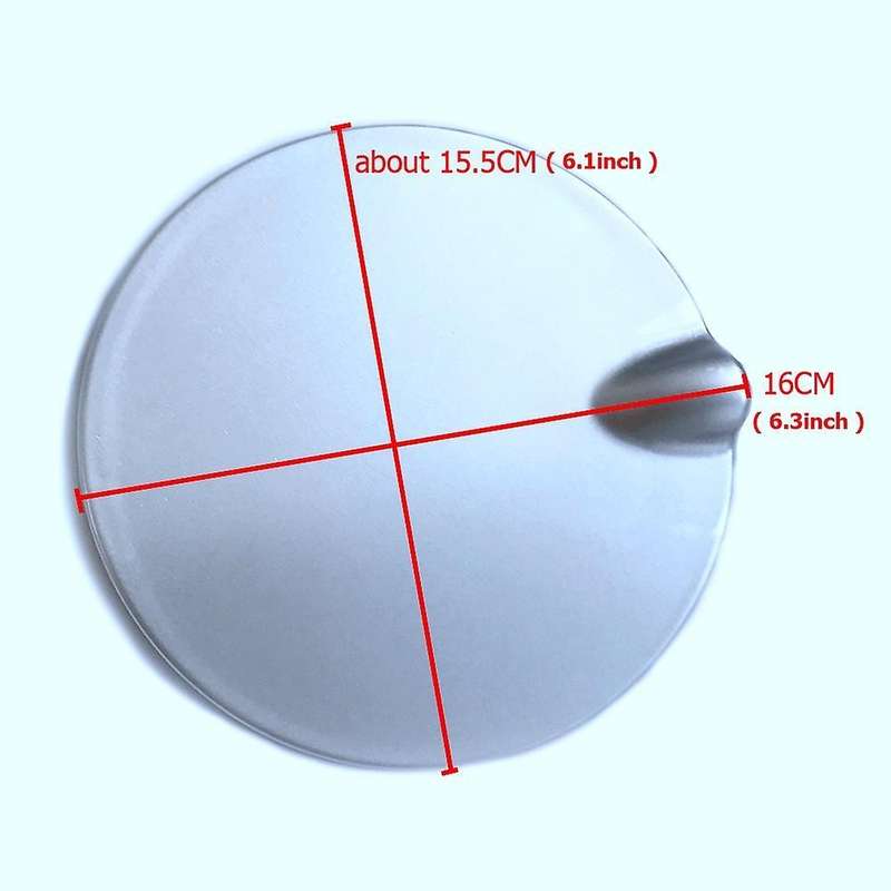 Silver Fuel Tank Cover Fuel Filler Flap Gas Lid for Ford Focus 2 Mk2