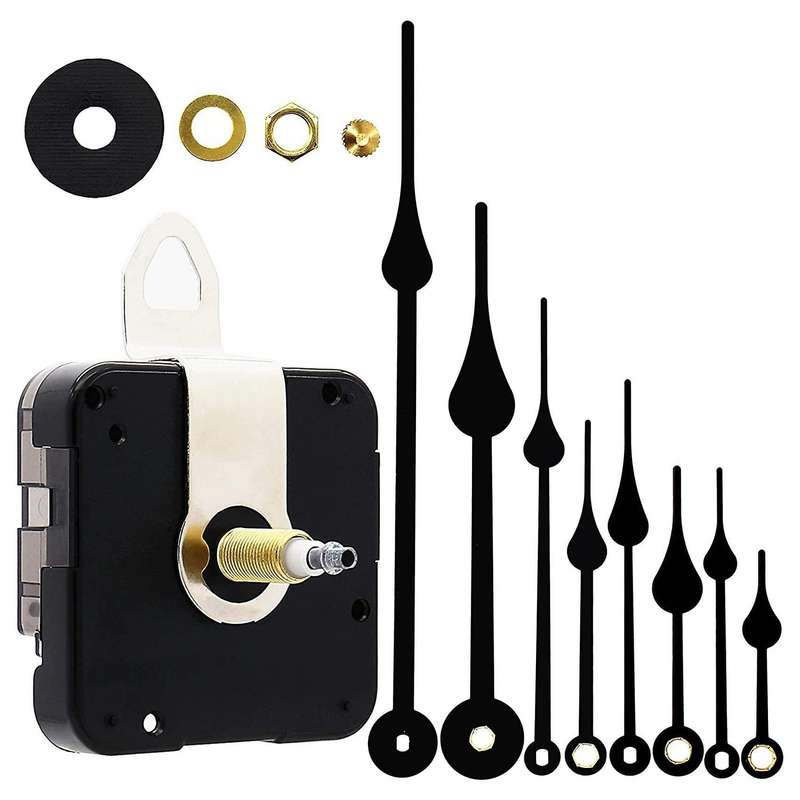 28mm Long Shaft Quartz Movement with 4 Pairs Hands Diy Clock Repair A