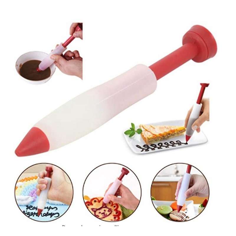 Silicone Injection Tool Dessert Cookie Cupcake Cake Decorating Pen
