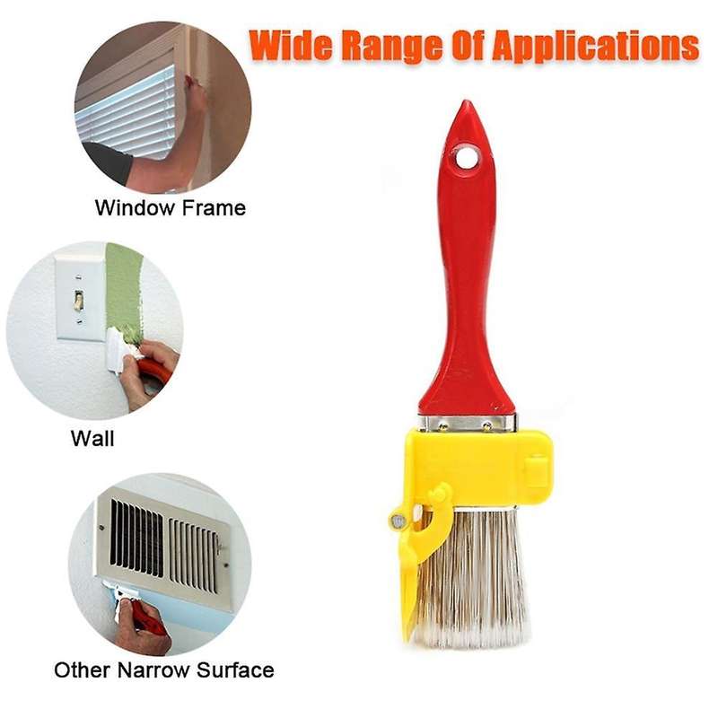 1 Set Clean Cut Professional Edger Paint Brush Tool Imitation Wool