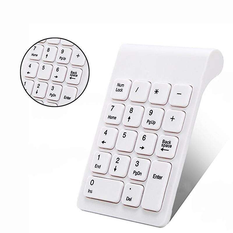 Wireless 2.4ghz 18 Keys Numeric Keyboard for Laptop Pc & Mac Black