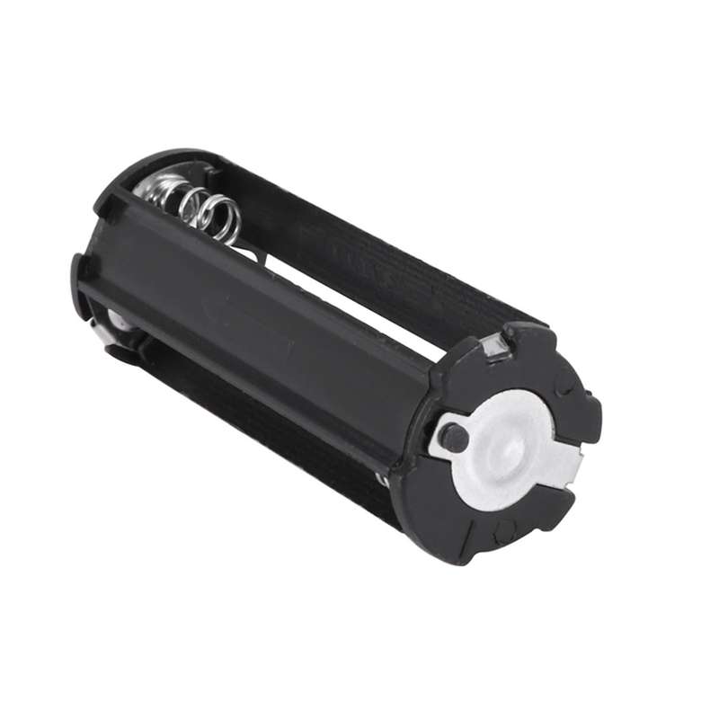 2pcs Black Battery Holder for 3 X 1.5v Aaa Batteries Flashlight Torch