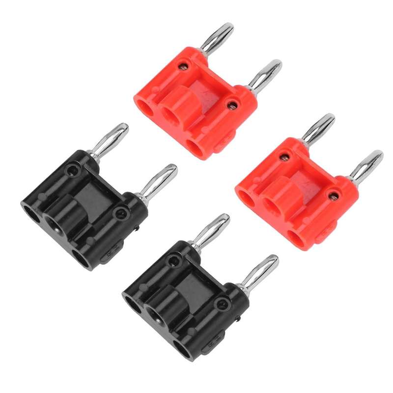 8pcs 4mm Amplifier Speaker Terminal Binding Post Banana Plug Jack