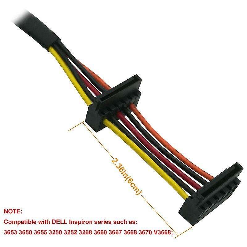 Hdd Sata Power Cable Atx Adapter for Dell Inspiron 3653 3650 Series