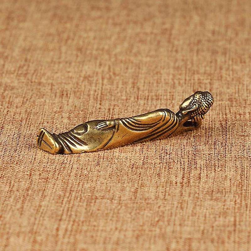 Mini Retro Golden Lying Amitabha Buddha Statue Buddha Sculpture