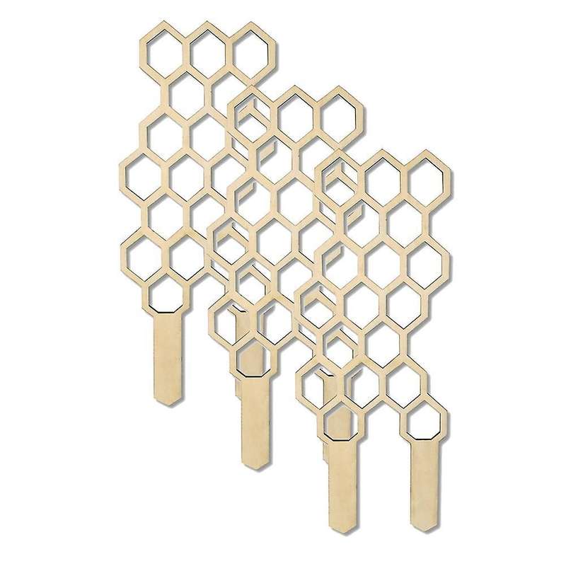 3pcs Climbing Vine Rack Plant Potted Wood Support Frame Rack Pole -4