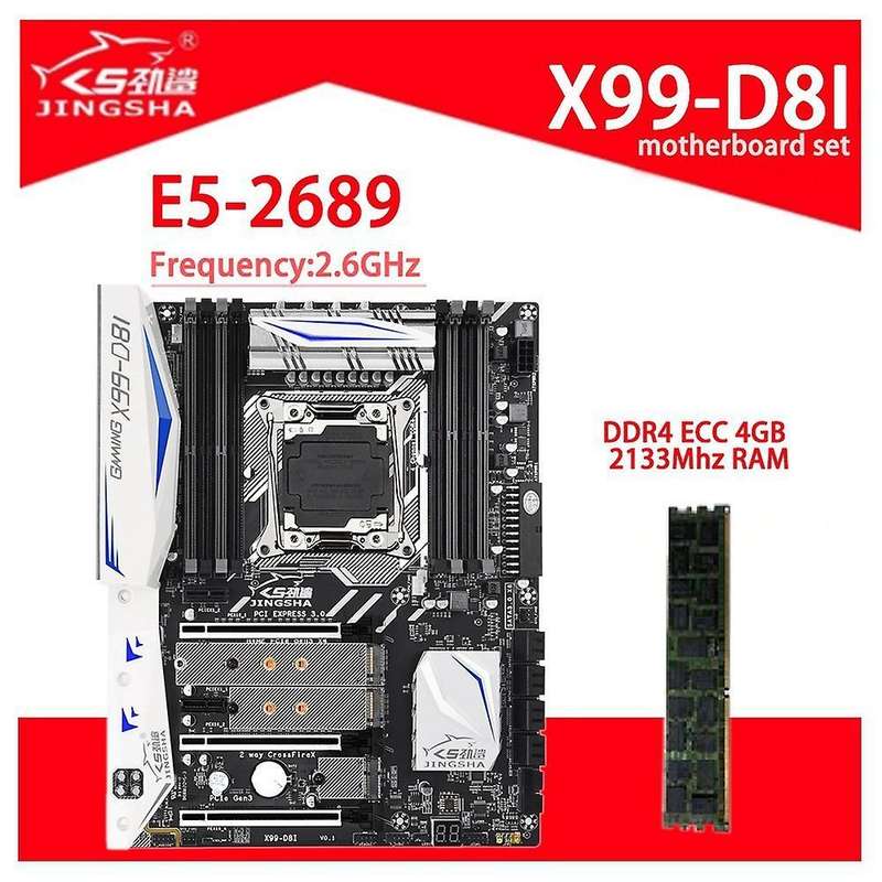 Jingsha X99-d8i Motherboard with Ddr4 Ecc 4g Ram for Game Motherboard
