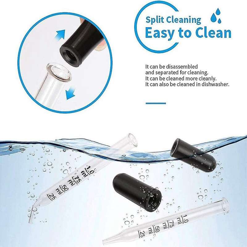 20pcs 1ml Eye Dropper, Measured Dropper,for Accurate Measurement