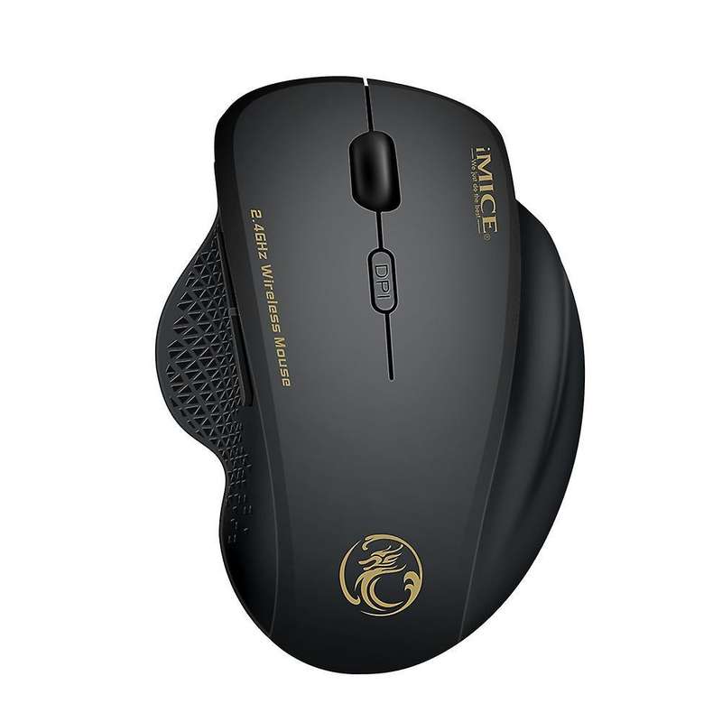 Imice Wireless Mouse 6 Keys Led 1600 Dpi Computer Charge Mouse