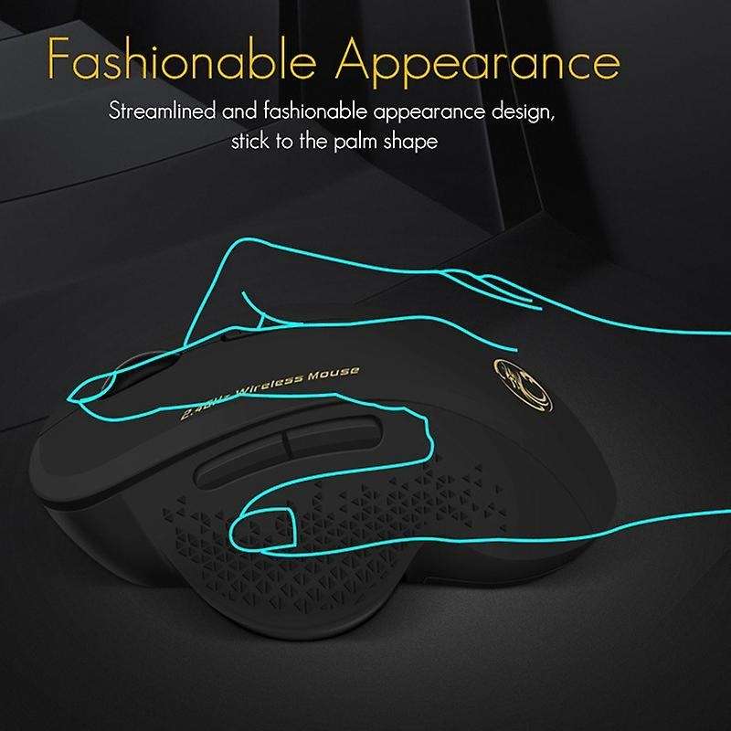 Imice Wireless Mouse 6 Keys Led 1600 Dpi Computer Charge Mouse