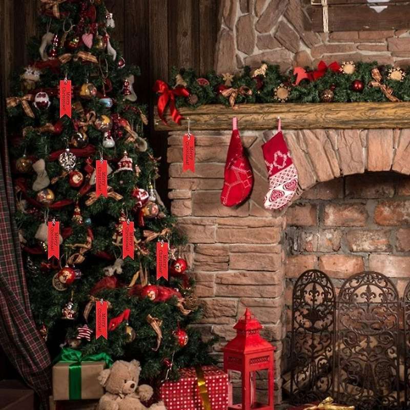 Christmas Tags with Cotton String and Twine for Xmas Decoration