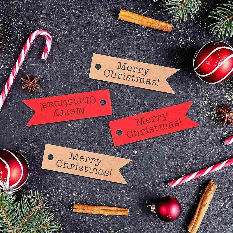 Christmas Tags with Cotton String and Twine for Xmas Decoration
