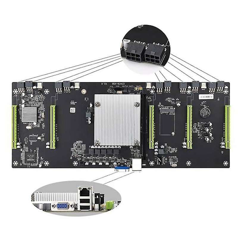 Eth79-x5b Motherboard with E5 2620 Cpu+128g Ssd+hd Virtual Display