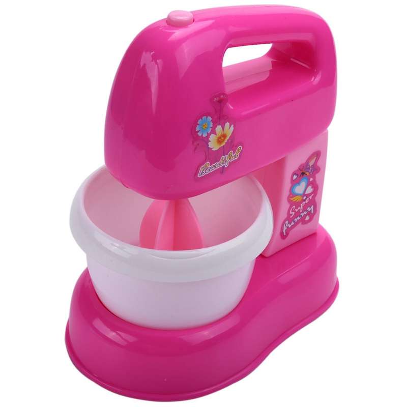 Kid Kitchen Electric Cake Chocolate Mixer Blender Pretend Play Toy