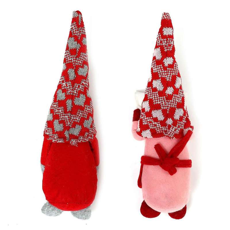 Valentines Day Gnome Plush -swedish Dwarf Figurines Table Decor, B