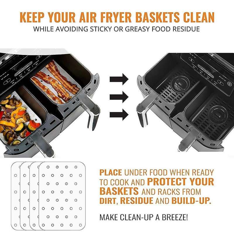Air Fryer Paper Liners for Ninja Foodi Dual Air Fryer Dz201,air Fryer
