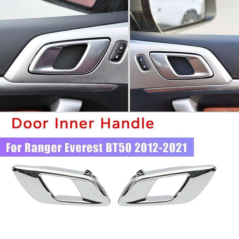 Right for Ford Ranger Car Interior Door Inner Handle Chrome