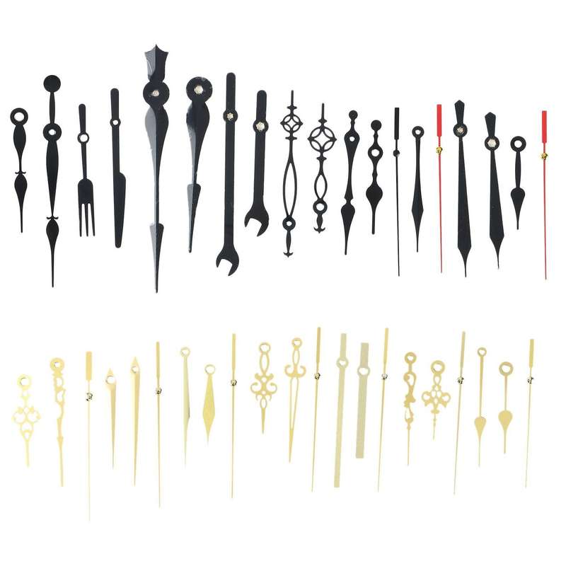 1set Diy Clock Hands Metal Aluminum Material Quartz Clock Accessory