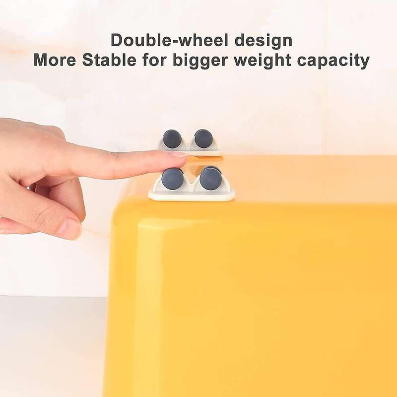 16pcs Self Adhesive Caster Wheels Heavy Duty Stick On Wheels Wheels