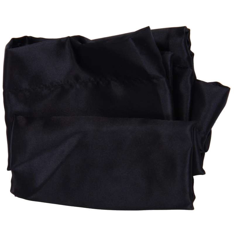 Emulation Silk Pillowcase Single Pillow Cover 48*74cm #75280(black)