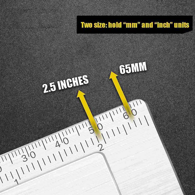Measuring Tape Clip Tool for Corners Clamp Holder Measuring (2 Pcs)