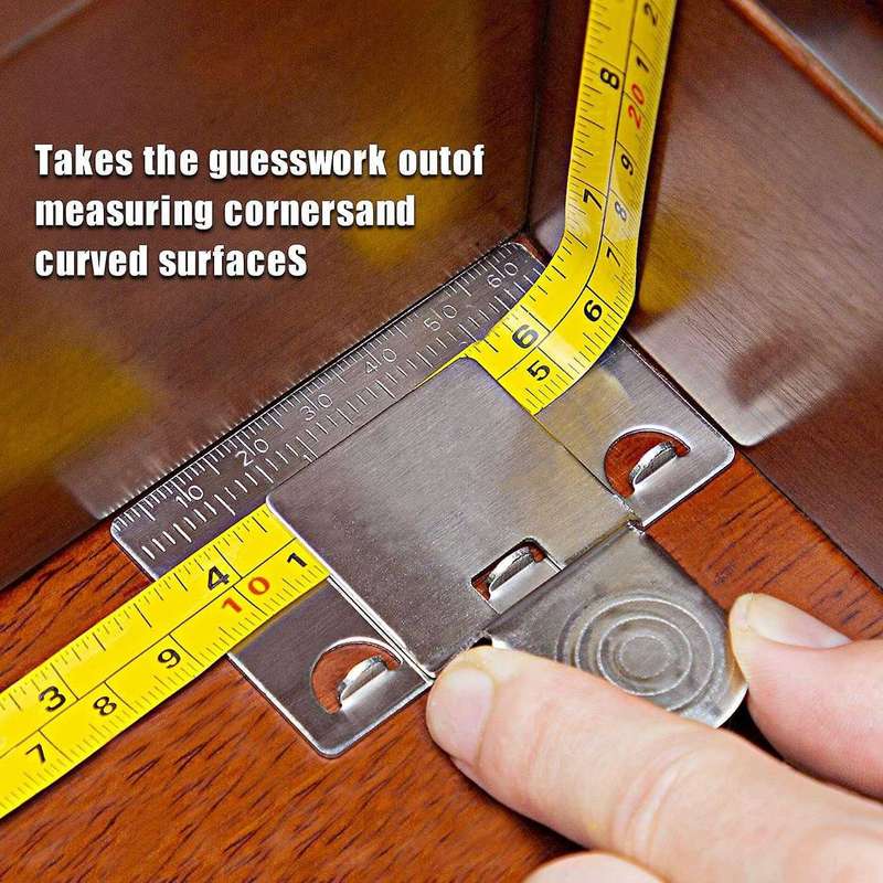 Measuring Tape Clip Tool for Corners Clamp Holder Measuring (2 Pcs)