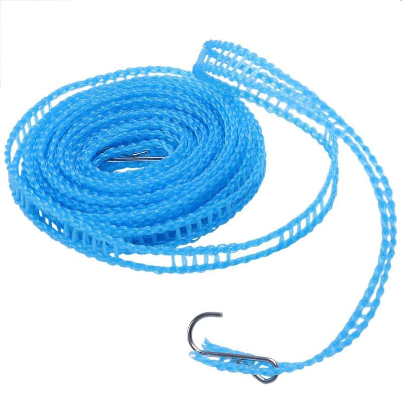 House Laundry Nylon String Clothesline 5 Meters Clothes Rope Blue