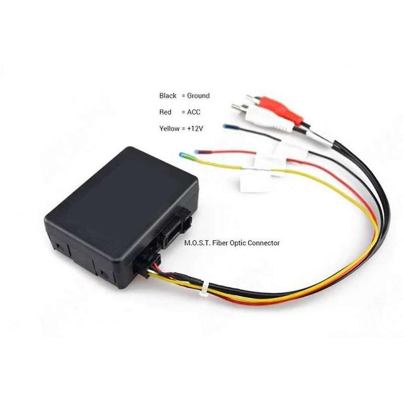 Car Rca Audio Optic Fiber Amplifier for -bmw X1 E90 E91 E87 E70