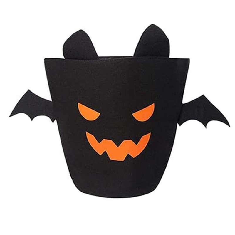 Halloween Trick Or Treat Bag Reusable Canvas Bag-b