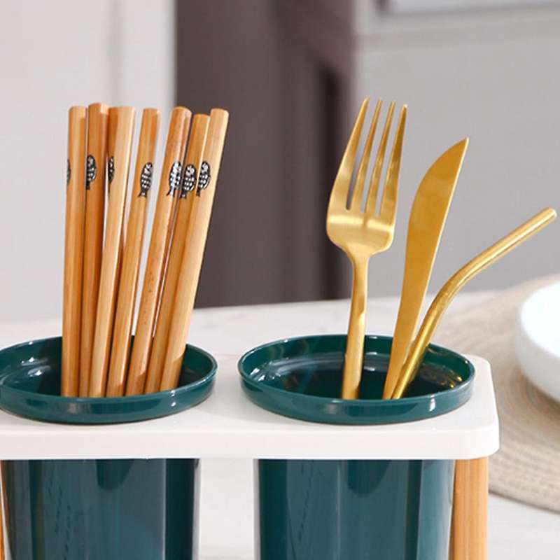 Fork Chopstick Cage Storage Holder Rack Draining Rack for Kitchen C