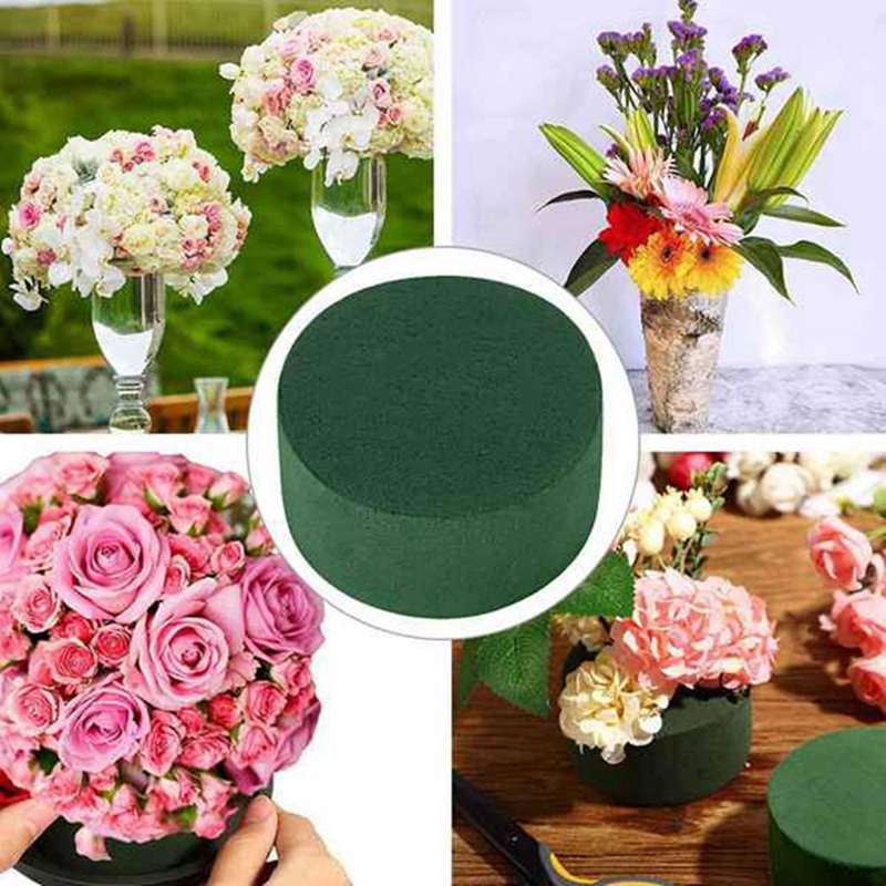 20pcs Wedding Aisle Diy Craft Floral Arrangement Foam Round Brick