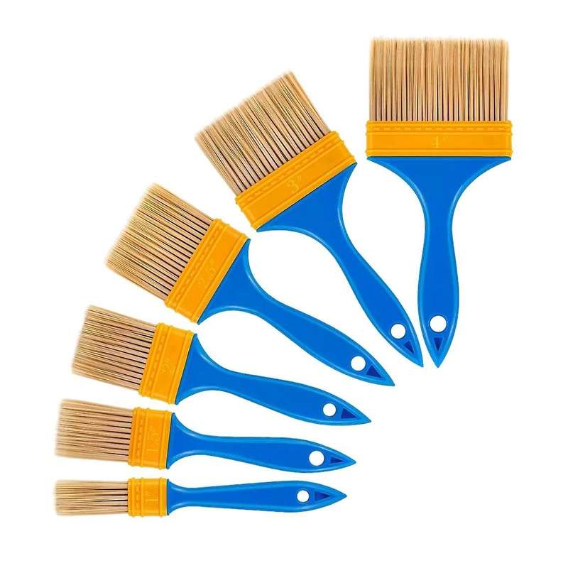 6pcs Chalk Wax Paint Brush Chalk Paint Brushes for Crafts Wax