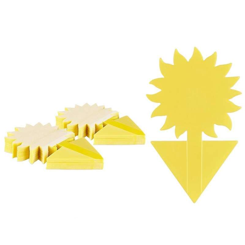 Yellow Sticker Gnats: 60 X Insecticide-free Adhesive Traps