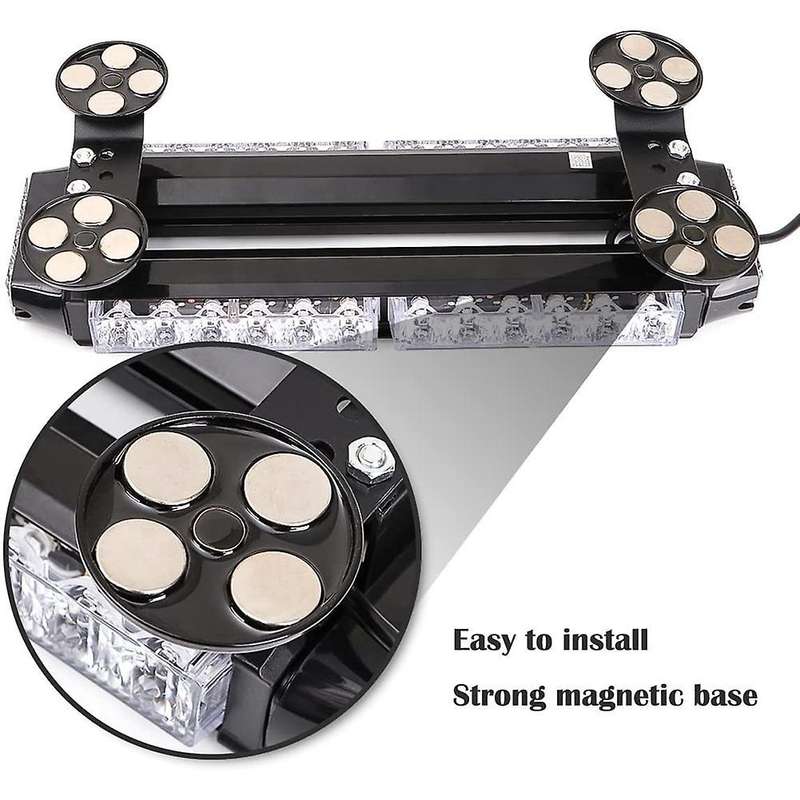 Amber 30 Led High Intensity Emergency Warning Lighting Bar