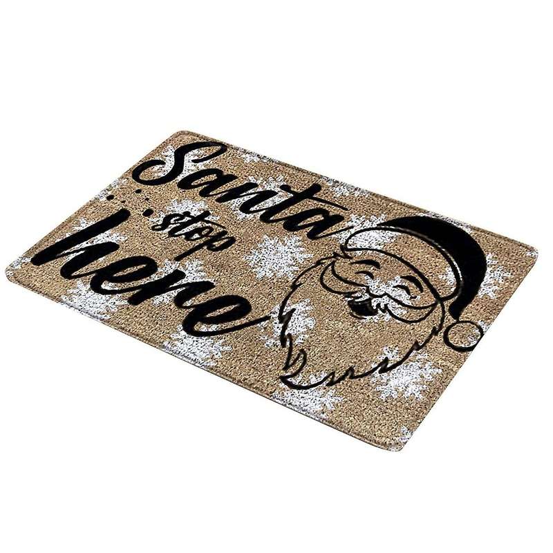 Christmas Doormat Floor Mat Santa Claus Door Mat Outdoor Rug B007
