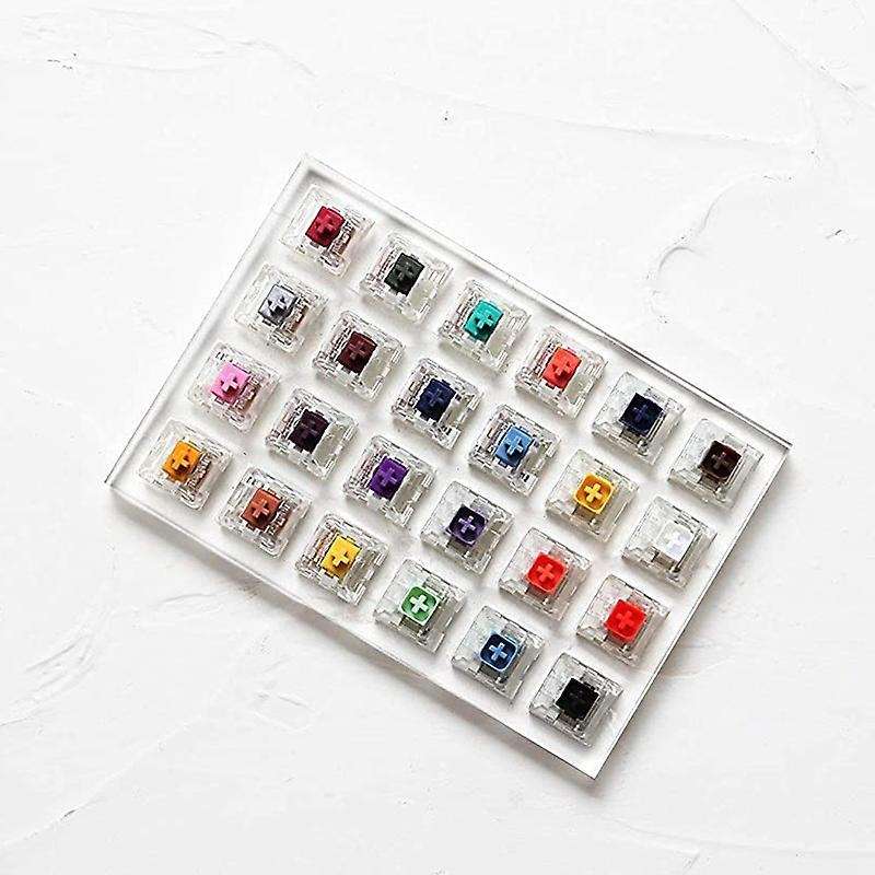 Acrylic Switch Tester for Cherry Mx Switches for Gateron Zealio(4x6)