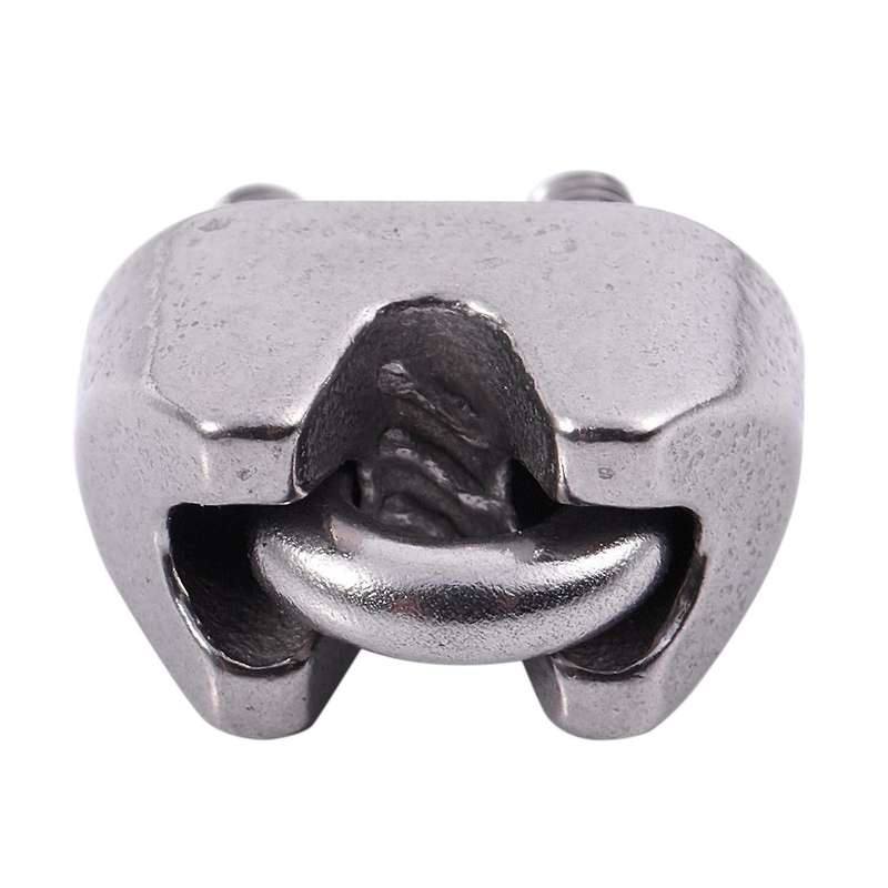 10pcs 2mm 1/16 Inch Stainless Steel Wire Rope Cable Clamp Fastener