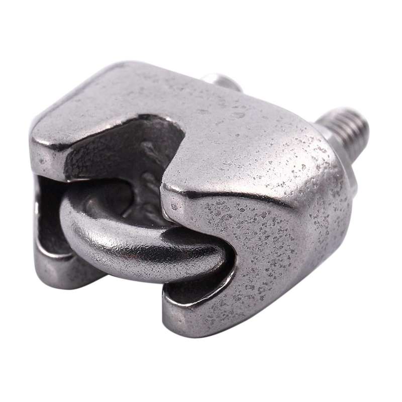 10pcs 2mm 1/16 Inch Stainless Steel Wire Rope Cable Clamp Fastener
