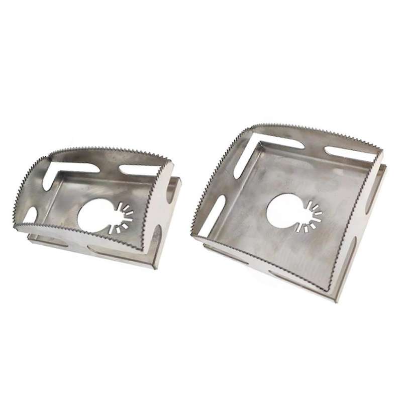 2pcs Square Rectangle Milling Cutter Carving One Step In Place-silver