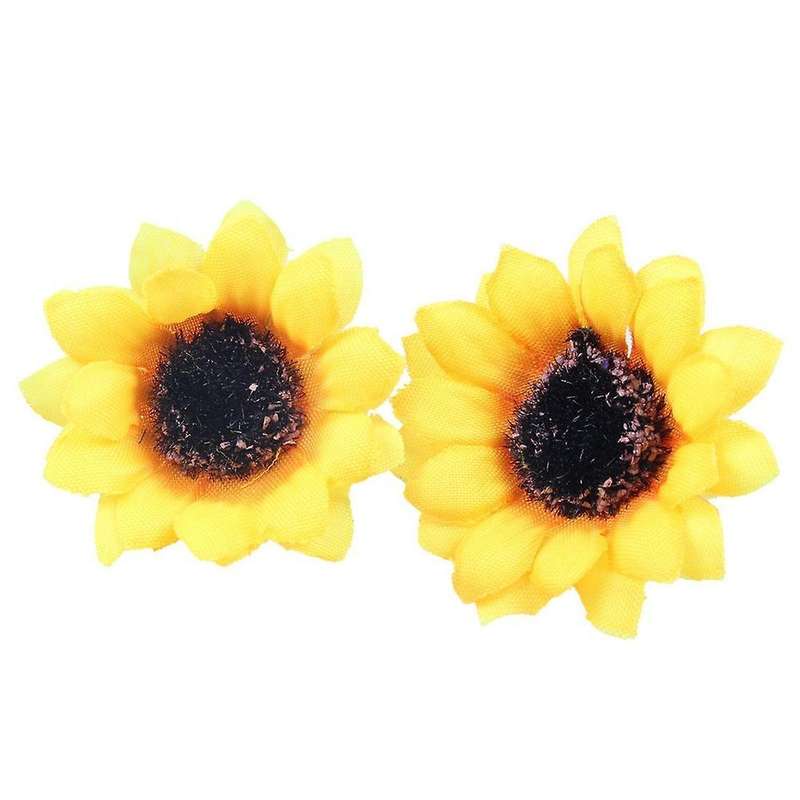 Approx 200pcs Artificial Gerbera Daisy Flowers Heads for Diy Wedding