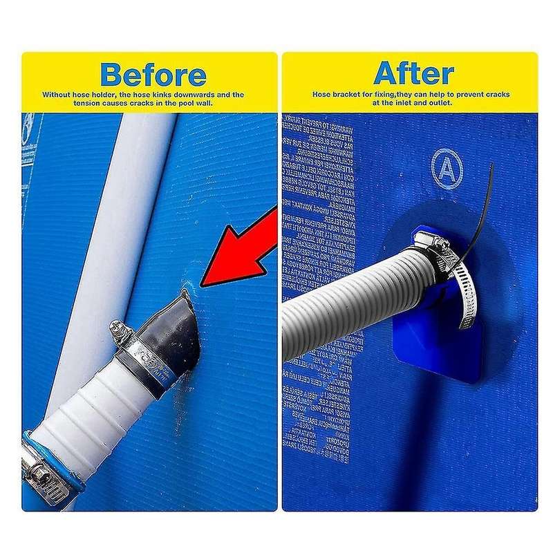 2pcs Swimming Pool Pipe Holders,above Ground Pool for Intex Pools