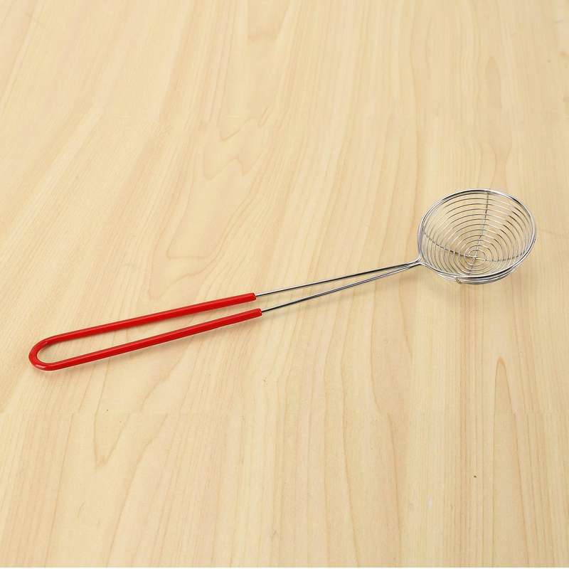 8 Pieces Stainless Steel Spider Strainer Spoon Wire Skimmer Colander