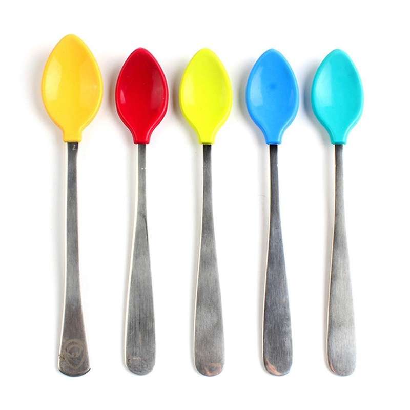 Children's 304 Stainless Steel Spoon Gift Gift Box Creative Silicone