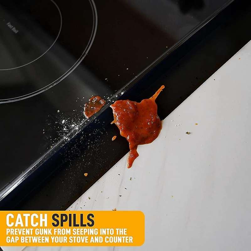 Stove Counter Space Cover,space Filler & Stove Protector(black)