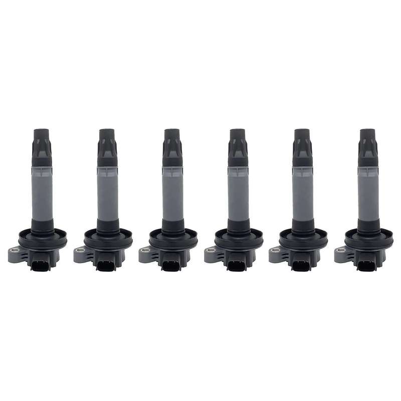 6 Pack Car Ignition Coils 2 Pins for Ford Lincoln Edge Flex F150