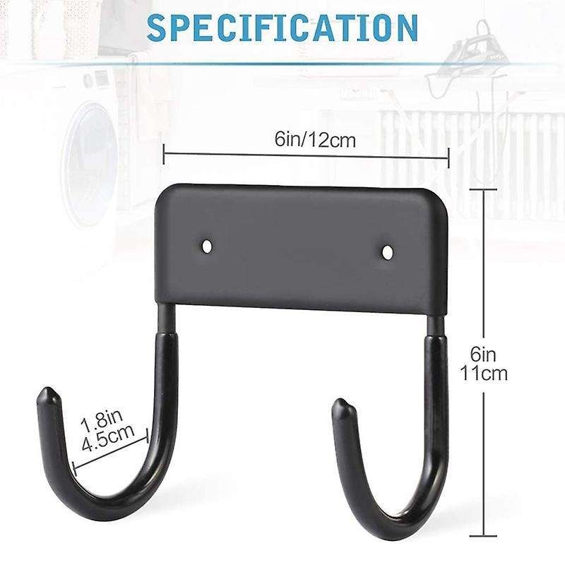 Wall Mounted Holder, Large & Small Ironing Board (matte Black)